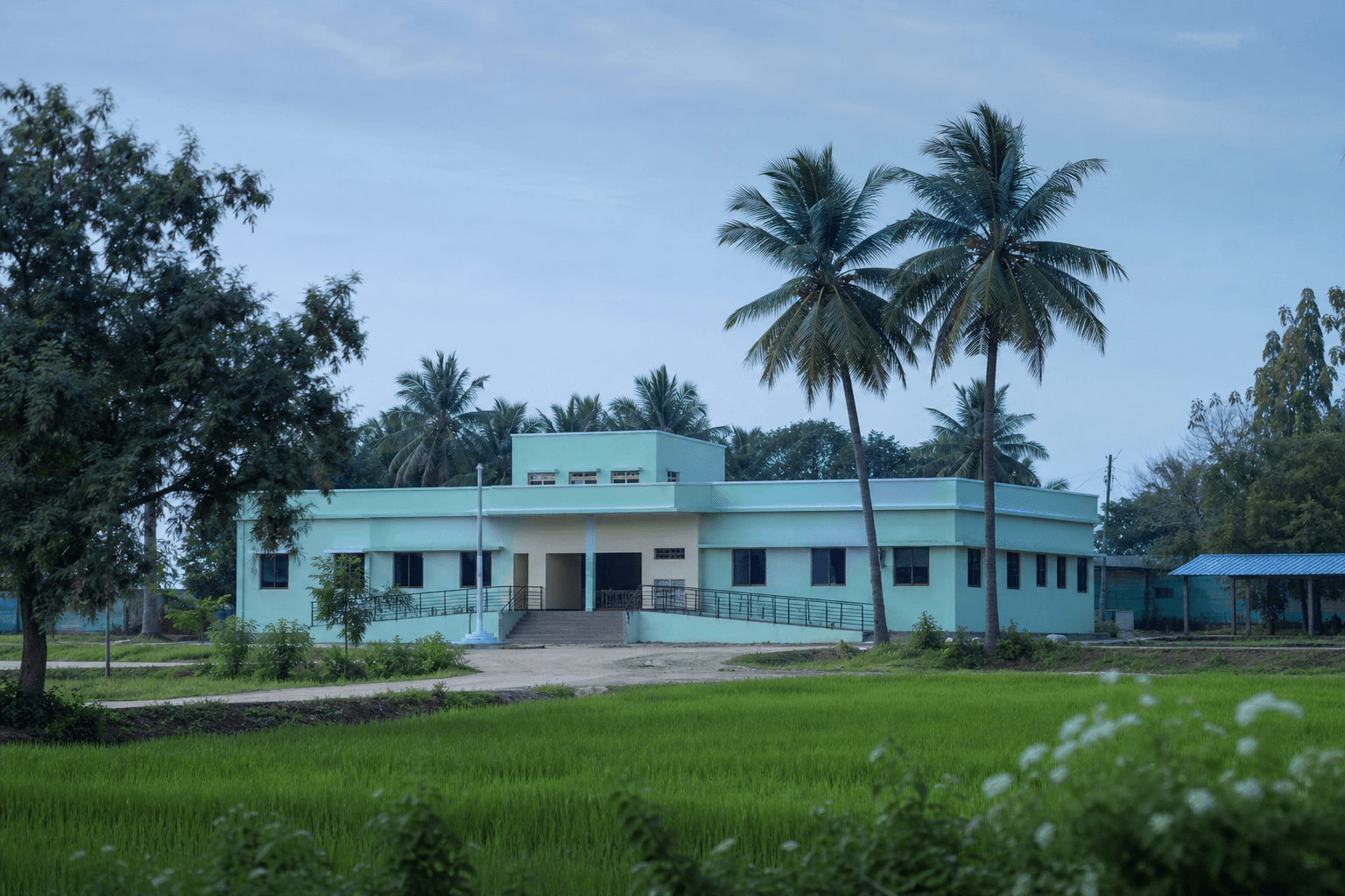 Panchayat union block office and countryside